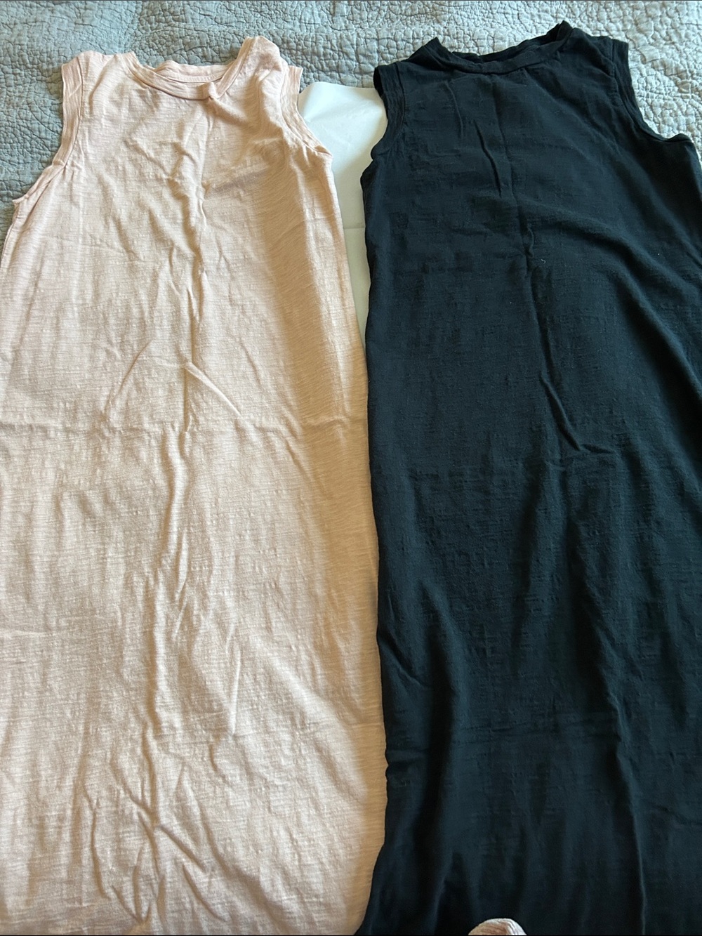 Universal Thread Maxi Dress Sleeveless Black & Light Pink